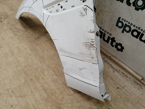 Фотография детали AA042514; Крыло переднее левое (GX63-16145-AC) для Jaguar XF II (2016-2020)/БУ; Оригинал; Р3, Под восстановление; . Фото номер 15