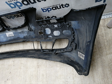 AA045301; Бампер передний; под паркт.; под омыват. (51117178068) для BMW 5 серия Е60 Е61/БУ; Оригинал; Р1, Мелкий дефект; 