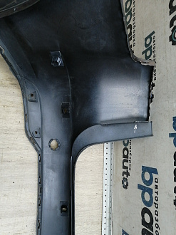 AA046226; Бампер задний; под паркт. (1T0807417K) для Volkswagen Touran II (2010-2015)/БУ; Оригинал; Р1, Мелкий дефект; 