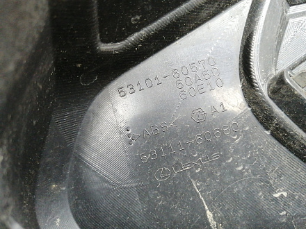 AA014960; Решетка радиатора; под паркт.; под камер. (53101-60570) для Lexus LX570, LX450D рест.2 (2015 - 2021)/БУ; Оригинал; Р0, Хорошее; 