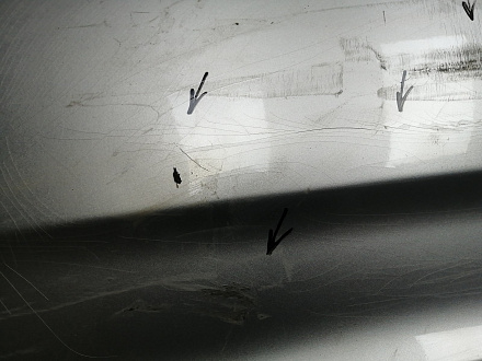 AA045610; Бампер задний; без паркт. (86611-4L000) для Hyundai/БУ; Оригинал; Р1, Мелкий дефект; 