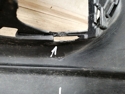 AA036957; Бампер передний; без паркт.; под омыват. (57704-SJ000) для Subaru Forester V (2018-2021)/БУ; Оригинал; Р2, Удовлетворительное; 