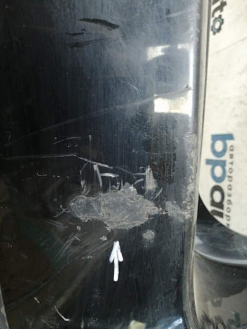 Фотография детали AA044827; Бампер задний; без паркт. (78811-09110) для SsangYong Kyron I рест. (2007-2014)/БУ; Оригинал; Р1, Мелкий дефект; . Фото номер 5