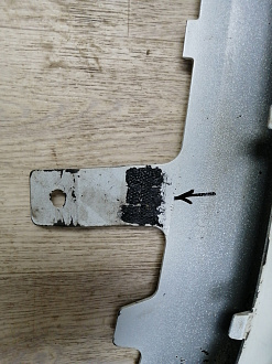 AA045863; Бампер передний; без паркт.; без омыват. (86511-4Y000) для Kia Rio/БУ; Оригинал; Р1, Мелкий дефект; 