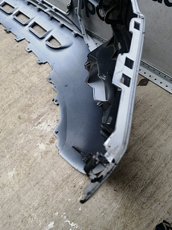 BA000254; Бампер передний, S-line; без паркт.; под омыват. (8R0 807 437 AC) для Audi Q5 I рест. (2012-2017)/БУ; Оригинал; Р1, Мелкий дефект; 