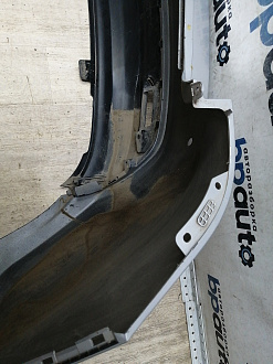 AA046112; Бампер задний; под паркт. (86611-4Y000) для Kia Rio III Sedan (2011- 2015)/БУ; Оригинал; Р1, Мелкий дефект; 