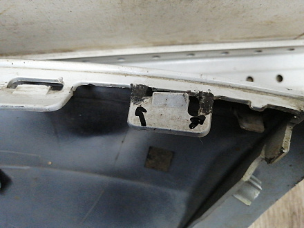 AA045525; Юбка переднего бампера - правая часть (4L0 807 062 С) для Audi Q7 I рест. (2010-2015)/БУ; Оригинал; Р1, Мелкий дефект; 