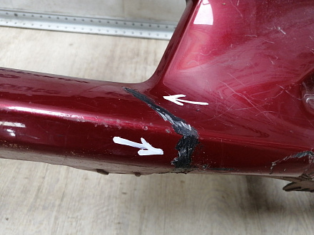 AA046066; Бампер передний; под паркт.; под омыват. (52119-53400) для Lexus IS II рест. (2008 - 2010)/БУ; Оригинал; Р1, Мелкий дефект; 