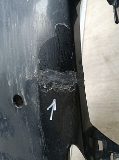 AA046083; Бампер передний; под паркт.; под омыват. (52119-50E80) для Lexus LS IV рест. 2 (2012- 2017)/БУ; Оригинал; Р1, Мелкий дефект; 