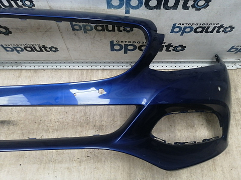 Фотография детали AA045461; Бампер передний; под паркт.; без омыват. (A2058850125) для Mercedes-Benz C-klasse IV (W205) (2014-2018)/БУ; Оригинал; Р1, Мелкий дефект; . Фото номер 3