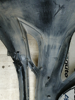 AA045587; Бампер передний; без паркт.; без омыват. (86511-3S500) для Hyundai Sonata VI (YF) (2010-2014)/БУ; Оригинал; Р1, Мелкий дефект; 