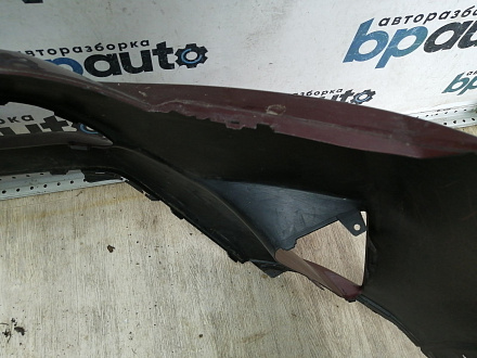 AA044795; Бампер передний; без паркт.; под омыват. (52119-0R180) для Toyota Rav4 40 рест. (2015 — 2019)/БУ; Оригинал; Р1, Мелкий дефект; 