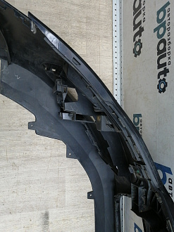 BA000163; Бампер передний; под паркт.; под омыват. (4G0 807 437) для Audi A6 C7/БУ; Оригинал; Р1, Мелкий дефект; 