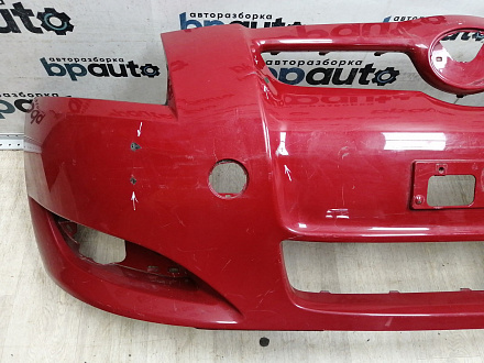 AA045679; Бампер передний; без паркт.; без омыват. (52119-02680) для Toyota Auris I (2007- 2010)/БУ; Оригинал; Р1, Мелкий дефект; 