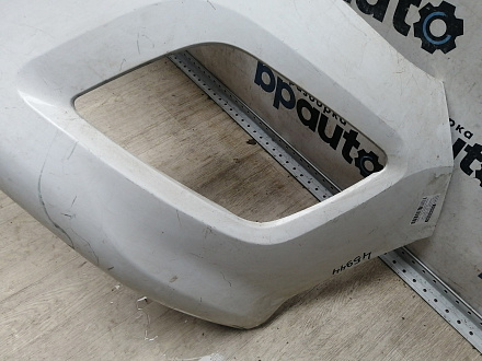 AA045944; Бампер передний; без паркт.; без омыват. (9674576177) для Peugeot 308 I рест. (2011-2015)/БУ; Оригинал; Р2, Удовлетворительное; 