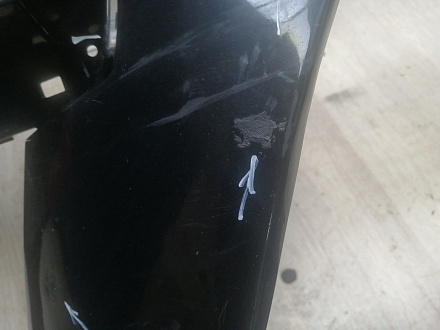 AA045761; Бампер передний, AMG; под паркт.; под омыват. (A1668856425) для Mercedes-Benz GL-klasse II (X166) (2012-2016)/БУ; Оригинал; Р1, Мелкий дефект; 