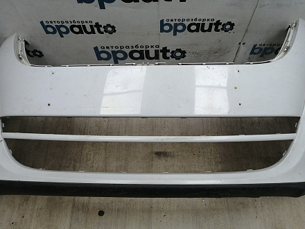 AA045474; Бампер передний, Sport-Style; без паркт.; под омыват. (5N0807221) для Volkswagen Tiguan I (2007- 2011)/БУ; Оригинал; Р1, Мелкий дефект; 