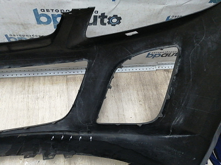 AA045767; Бампер передний; без паркт.; под омыват. (EH44-50031) для Mazda CX-7 I рест. (2009-2012)/БУ; Оригинал; Р1, Мелкий дефект; 