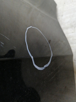 BA000288; Крыло переднее левое (3AA821021B) для Volkswagen Passat/БУ; Оригинал; Р2, Удовлетворительное; 