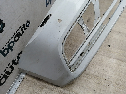 AA045690; Бампер передний; под паркт.; под омыват. (5СU807221A) для Volkswagen Jetta VI рест. (2015-2018)/БУ; Оригинал; Р1, Мелкий дефект; 