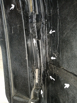 AA045401; Бампер передний; под паркт.; под омыват. (52119-06C40) для Toyota Camry/БУ; Оригинал; Р2, Удовлетворительное; 