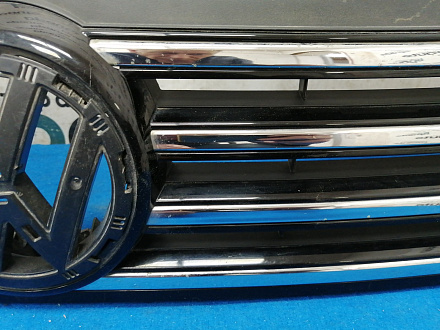 Решетка радиатора Фольксваген Passat B7 Wagon 2011- 2014, б/у, фото 4