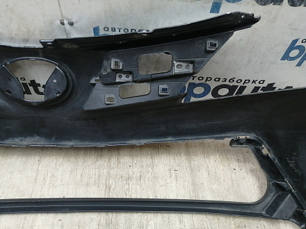 AA044524; Бампер передний; без паркт.; под омыват. (52119-4A904) для Toyota Rav4 40 (2013 — 2015)/БУ; Оригинал; Р1, Мелкий дефект; 