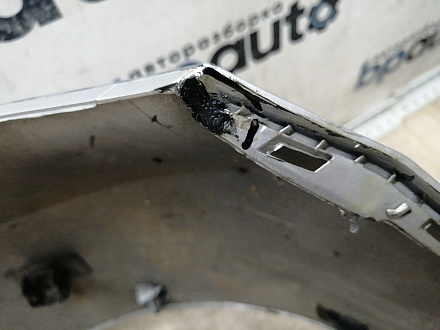 BA000141; Бампер задний; под паркт. (86611-4L500) для Hyundai Solaris I рест. Sedan (2014- 2016)/БУ; Оригинал; Р1, Мелкий дефект; 