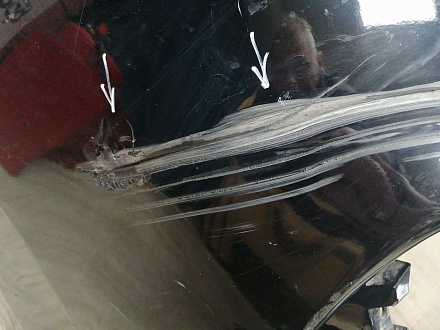 AA045728; Бампер передний; под паркт.; под омыват. (62022-3JA0H) для Infiniti/БУ; Оригинал; Р1, Мелкий дефект; 