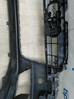 BA000165; Бампер передний; под паркт.; под омыват. (4G0 807 437) для Audi A6 C7/БУ; Оригинал; Р1, Мелкий дефект; 