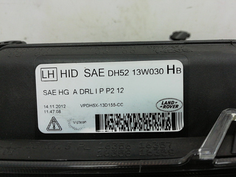 Фотография детали AA010443; Фара левая ксенон, светодиодная Американ,с желтым повор (DH52 13W030 HB) для Land Rover Freelander II рест.2 (2012 - 2014)/Нов с деф; Оригинал; Р0, Хорошее; . Фото номер 2