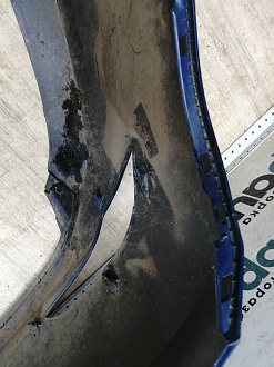 BA000138; Бампер задний; без паркт. (86611-4L500) для Hyundai Solaris I рест. Sedan (2014- 2016)/БУ; Оригинал; Р1, Мелкий дефект; 