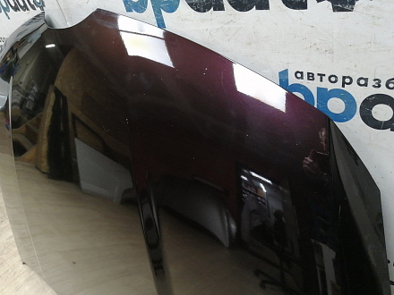 AA045200; Капот (EGY15231XD) для Mazda CX-7/БУ; Оригинал; Р1, Мелкий дефект; (28W) Темно-красный перламутр (Бордовый)