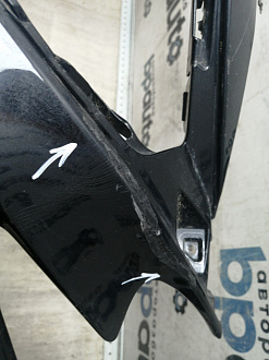 BA000268; Бампер передний; под паркт.; без омыват. (52119-33A30) для Lexus ES VI рест. (2015 - 2018)/БУ; Оригинал; Р1, Мелкий дефект; 