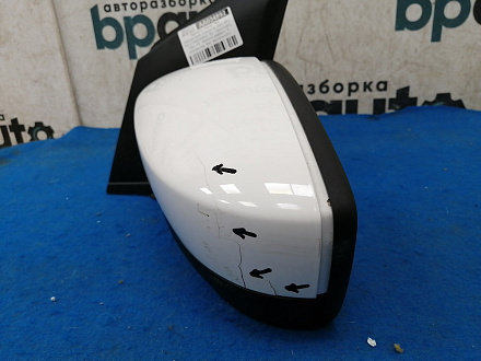 Зеркало левое, без повторителя поворота Фольксваген Polo V рест. Sedan 2015-2020, б/у, фото 6