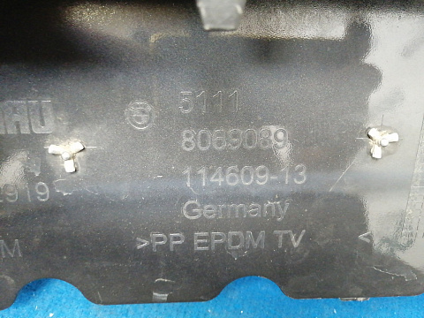 Фотография детали AA030627; Накладка переднего бампера, М-пакет (51118069089) для BMW Х2 I (F39) (2017-2019)/БУ; Оригинал; Р1, Мелкий дефект; . Фото номер 14