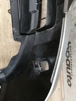 AA036389; Бампер передний; без паркт.; под омыват. (62022-JG44H) для Nissan X-Trail II (T31) (2007-2011)/БУ; Оригинал; Р1, Мелкий дефект; 