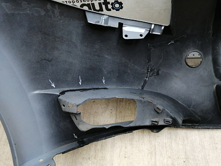 AA045704; Бампер передний; без паркт.; без омыват. (52119-02680) для Toyota Auris I (2007- 2010)/БУ; Оригинал; Р2, Удовлетворительное; 