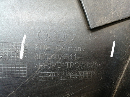 AA025699; Бампер задний; без паркт. (8R0 807 511) для Audi Q5/БУ; Оригинал; Р1, Мелкий дефект; 