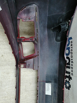 AA045701; Бампер передний; без паркт.; под омыват. (1T0 807 221 M) для Volkswagen Touran II (2010-2015)/БУ; Оригинал; Р2, Удовлетворительное; 