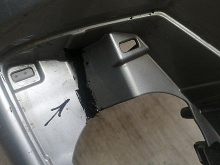 AA045989; Бампер передний; без паркт.; без омыват. (52119-12C70) для Toyota Corolla 150 рест. (2010-2013)/БУ; Оригинал; Р1, Мелкий дефект; 