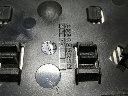 AA045098; Зеркальный элемент левый (87909-0D260) для Toyota Yaris/БУ; Оригинал; Р1, Мелкий дефект; 