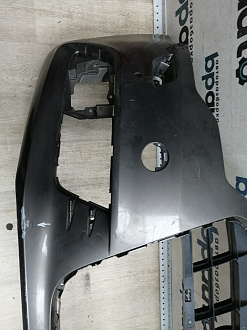 BA000161; Бампер передний; под паркт.; под омыват. (4G0 807 437) для Audi A6 C7/БУ; Оригинал; Р1, Мелкий дефект; 