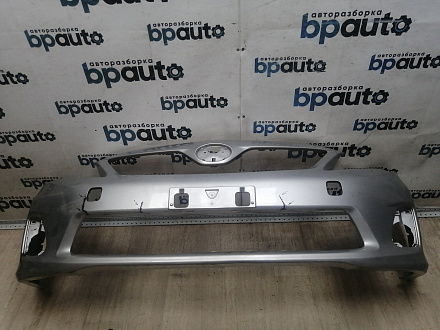 AA045989; Бампер передний; без паркт.; без омыват. (52119-12C70) для Toyota Corolla 150 рест. (2010-2013)/БУ; Оригинал; Р1, Мелкий дефект; 