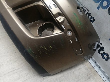 AA045992; Бампер передний; без паркт.; под омыват. (62022-EM00H) для Nissan Tiida/БУ; Оригинал; Р1, Мелкий дефект; 