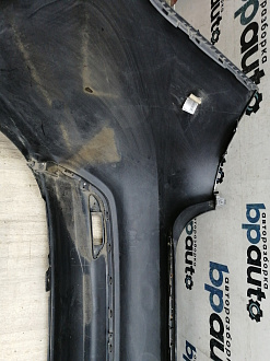 AA046110; Бампер задний; без паркт. (86611-4Y000) для Kia Rio III Sedan (2011- 2015)/БУ; Оригинал; Р1, Мелкий дефект; 