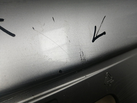 BA000182; Бампер передний; без паркт.; под омыват. (52119-05190) для Toyota Avensis/БУ; Оригинал; Р1, Мелкий дефект; 