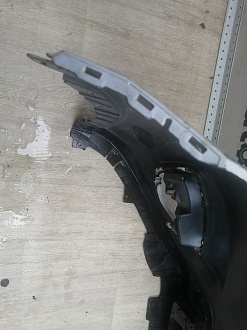 AA045757; Бампер передний; без паркт.; под омыват. (KD45-50031) для Mazda CX-5/БУ; Оригинал; Р1, Мелкий дефект; 