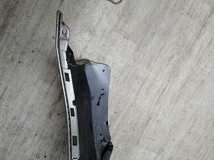 AA046114; Бампер задний; без паркт. (86611-4Y000) для Kia Rio III Sedan (2011- 2015)/БУ; Оригинал; Р1, Мелкий дефект; 