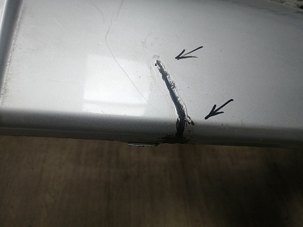 AA045989; Бампер передний; без паркт.; без омыват. (52119-12C70) для Toyota Corolla 150 рест. (2010-2013)/БУ; Оригинал; Р1, Мелкий дефект; 